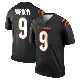 ＃9 Men's Joe Burrow Black Legend Cincinnati Bengals Jersey