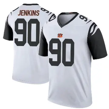 ＃90 Men's Kris Jenkins Jr. White Legend Cincinnati Bengals Color Rush Jersey
