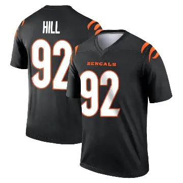 ＃92 Youth B.J. Hill Black Legend Cincinnati Bengals Jersey