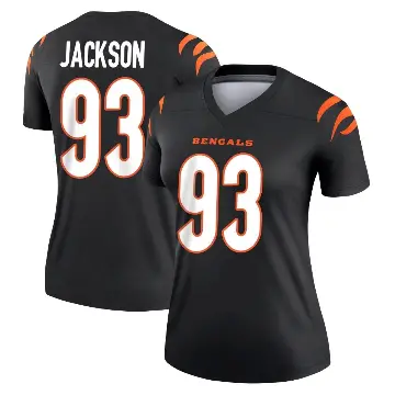 ＃93 Women's McKinnley Jackson Black Legend Cincinnati Bengals Jersey