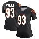 ＃93 Women's McKinnley Jackson Black Legend Cincinnati Bengals Jersey