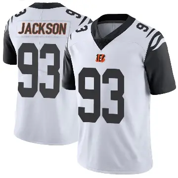 ＃93 Youth McKinnley Jackson White Limited Cincinnati Bengals Color Rush Vapor Untouchable Jersey