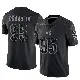 ＃95 Men's Howard Cross III Black Limited Cincinnati Bengals Reflective Jersey