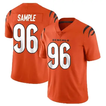 ＃96 Men's Cam Sample Orange Limited Cincinnati Bengals Vapor Untouchable Jersey