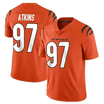 ＃97 Men's Geno Atkins Orange Limited Cincinnati Bengals Vapor Untouchable Jersey