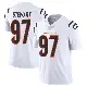 ＃97 Men's Shemar Stewart White Limited Cincinnati Bengals Vapor Untouchable Jersey