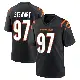 ＃97 Youth Shemar Stewart Black Game Cincinnati Bengals Team Color Jersey