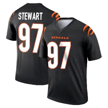 ＃97 Youth Shemar Stewart Black Legend Cincinnati Bengals Jersey