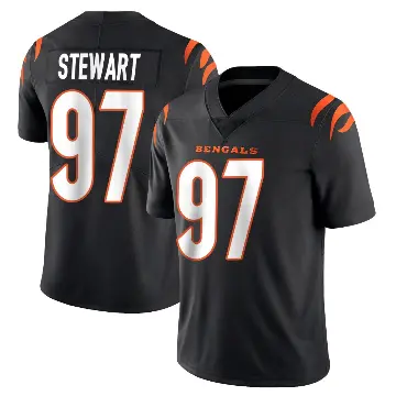 ＃97 Youth Shemar Stewart Black Limited Cincinnati Bengals Team Color Vapor Untouchable Jersey