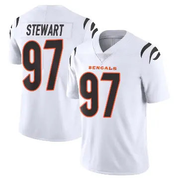 ＃97 Youth Shemar Stewart White Limited Cincinnati Bengals Vapor Untouchable Jersey