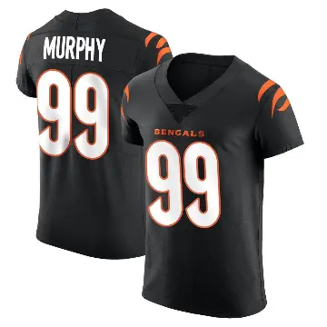 ＃99 Men's Myles Murphy Black Elite Cincinnati Bengals Team Color Vapor Untouchable Jersey
