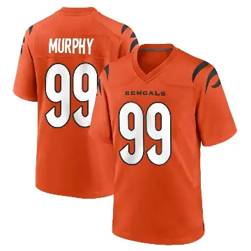 ＃99 Youth Myles Murphy Orange Game Cincinnati Bengals Jersey