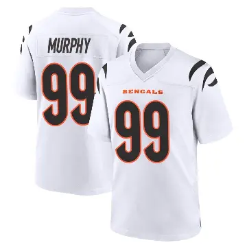 ＃99 Youth Myles Murphy White Game Cincinnati Bengals Jersey